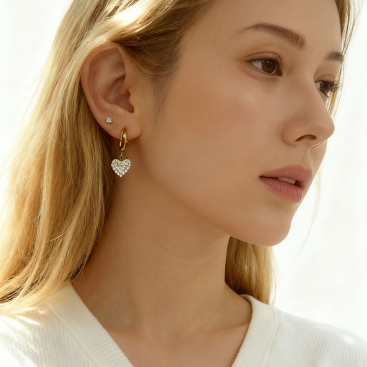Love Pave' Earrings