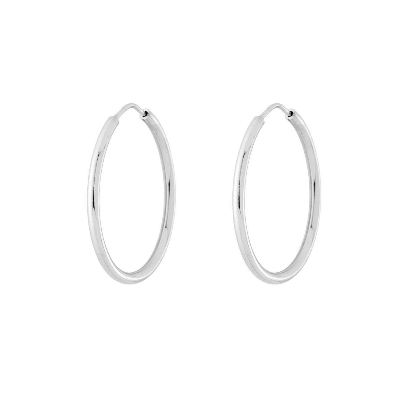 Orecchini Cerchio Liscio 25mm