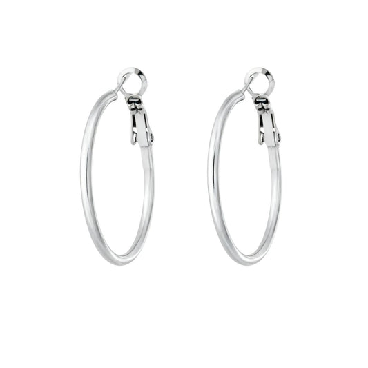 Orecchini Cerchio Liscio 30mm