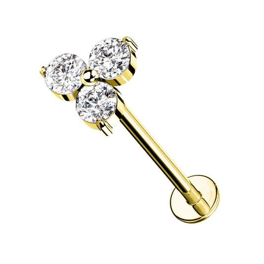 Piercing Labret - Trilogia Floreale