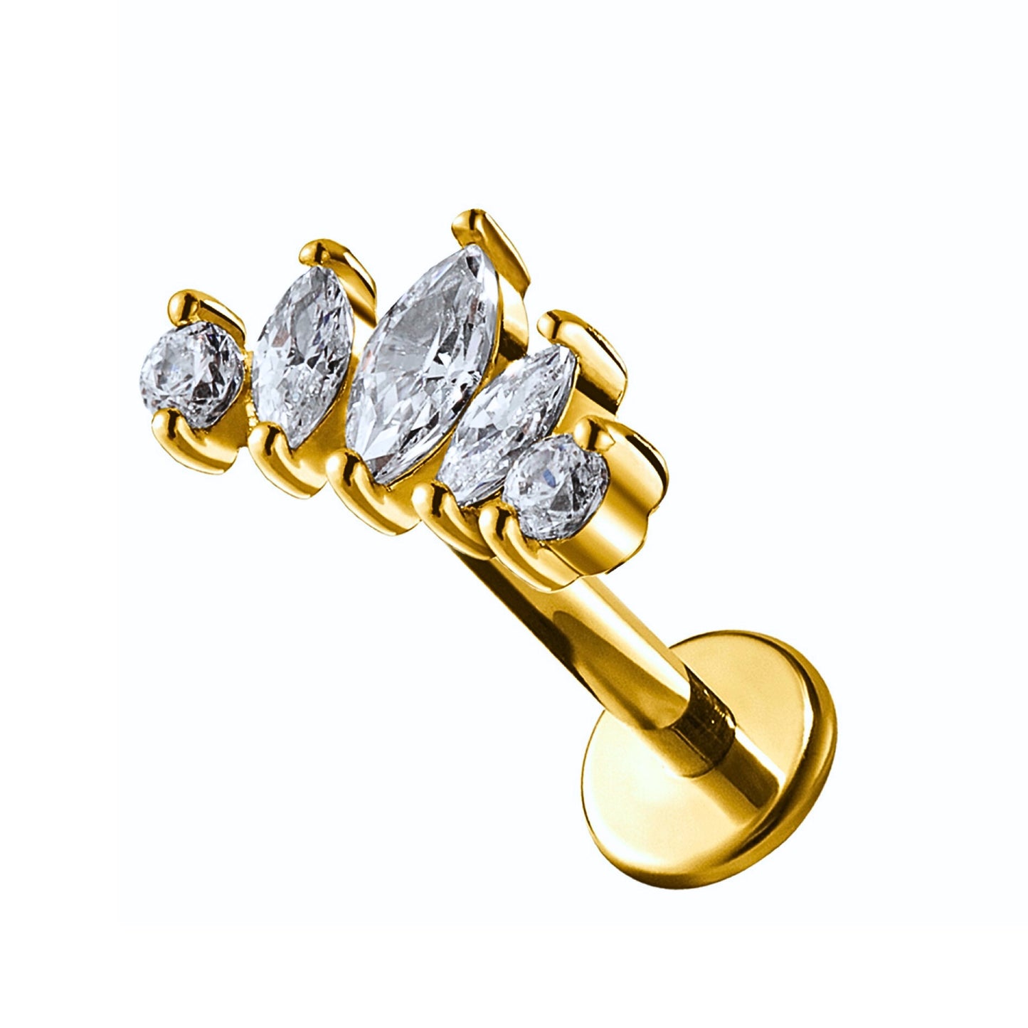 Piercing Labret - Crystal Bloom