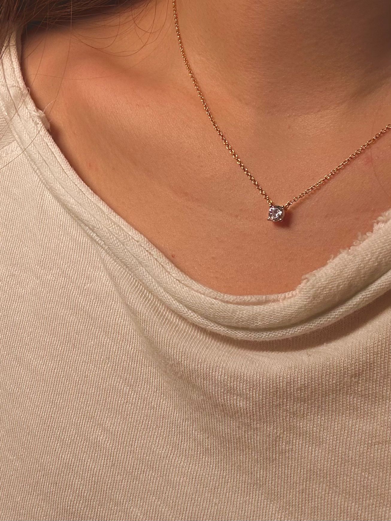 Collana Punto Luce  0.65Ct