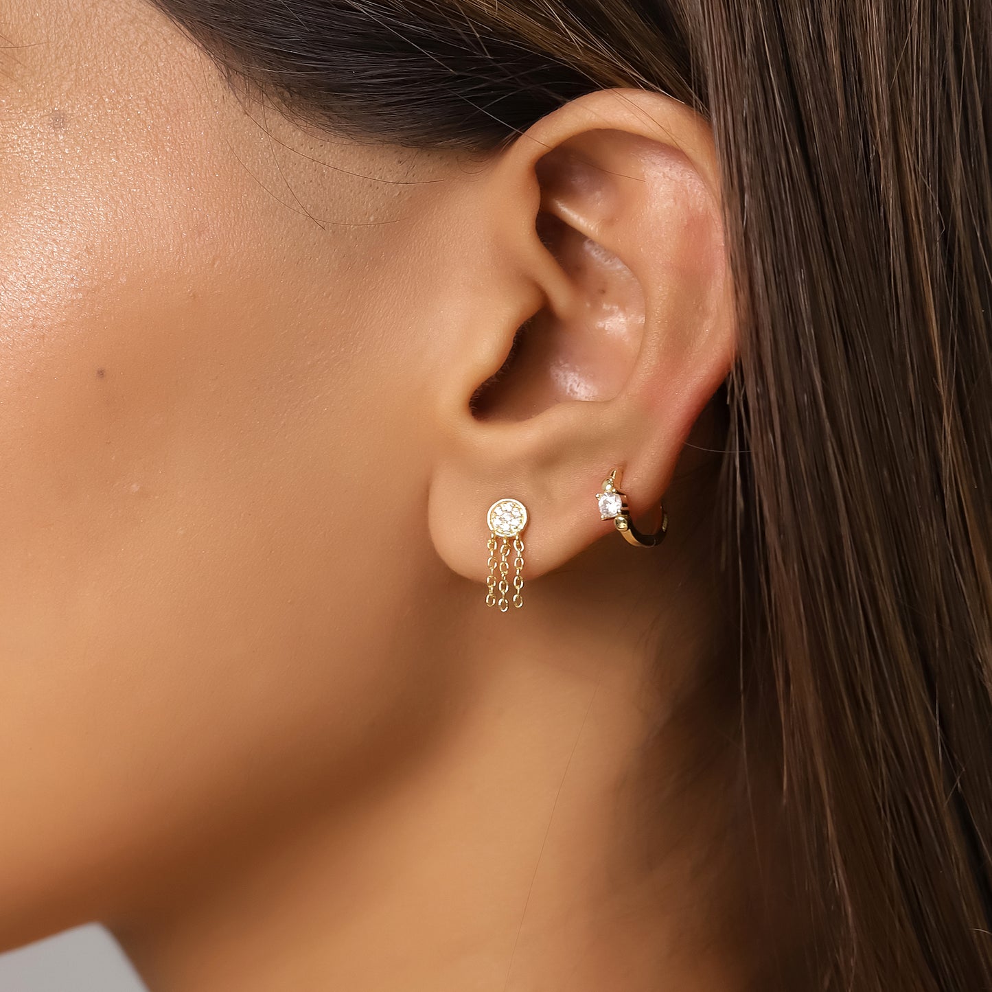 Meteorite Waterfall Earrings