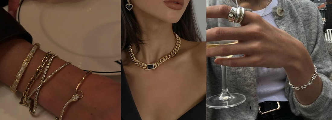 Gioielli argento e placcato oro: stile accessibile e senza tempo