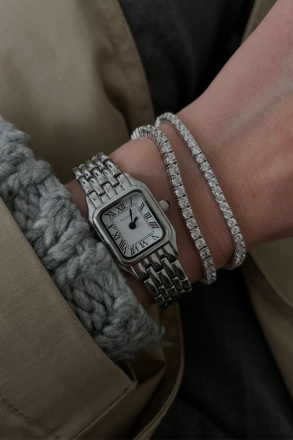 Bracciale argento e placcato oro