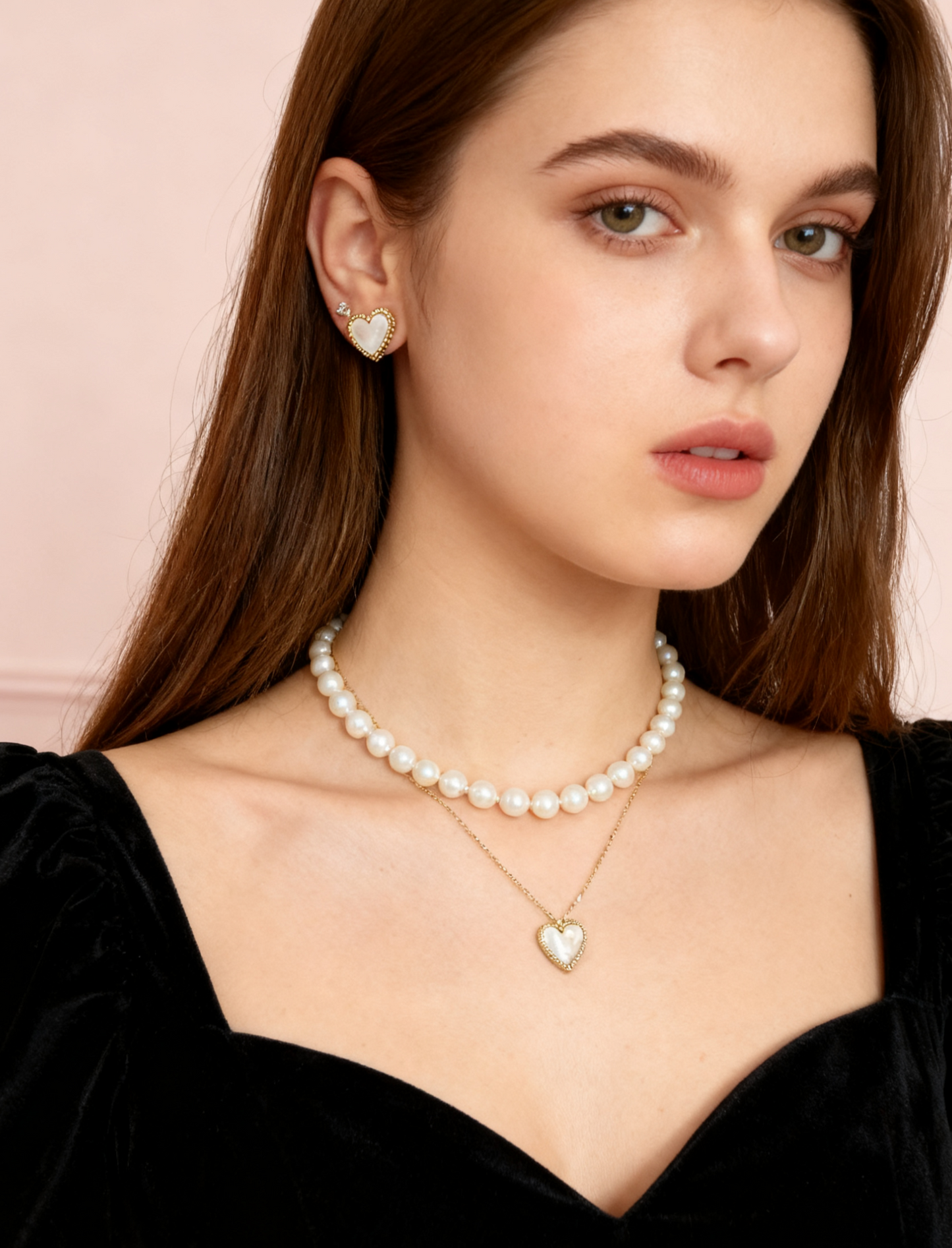 Collana Love Madreperla