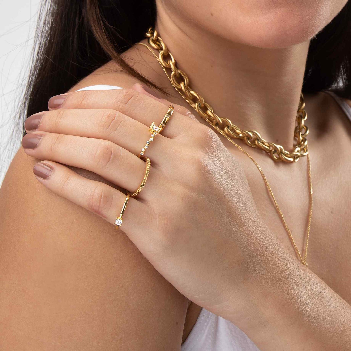 Anello Carezza d'Oro