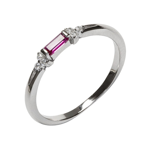 Anello Amélie Fucsia