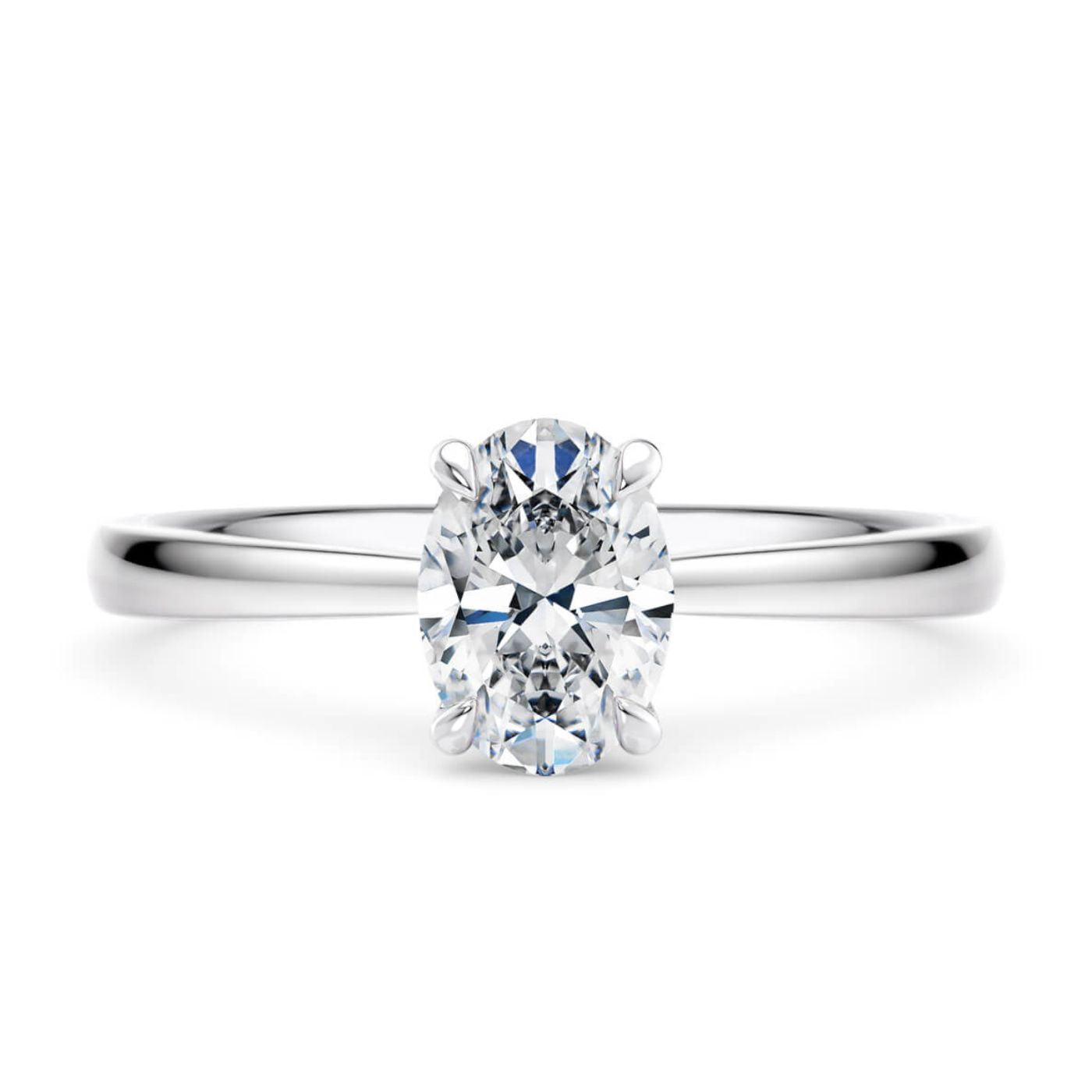 Anello regolabile Ovale 3Ct