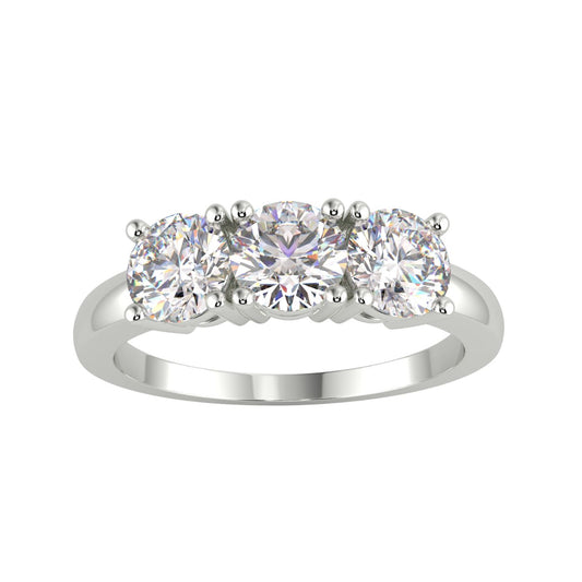 Anello regolabile Trilogy 1.5Ct