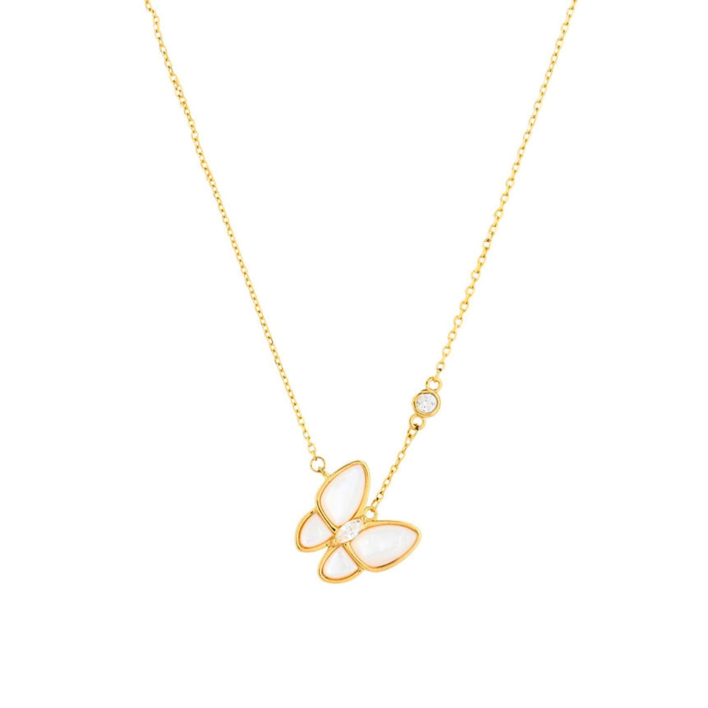 Collana Butterfly Kiss Madreperla