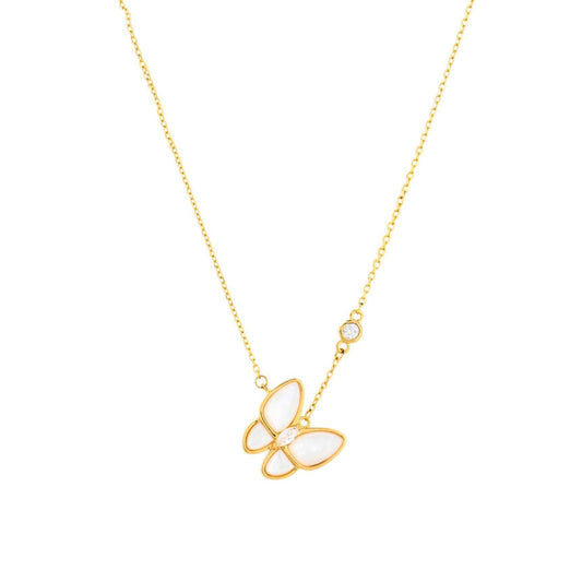 Collana Butterfly Kiss Madreperla