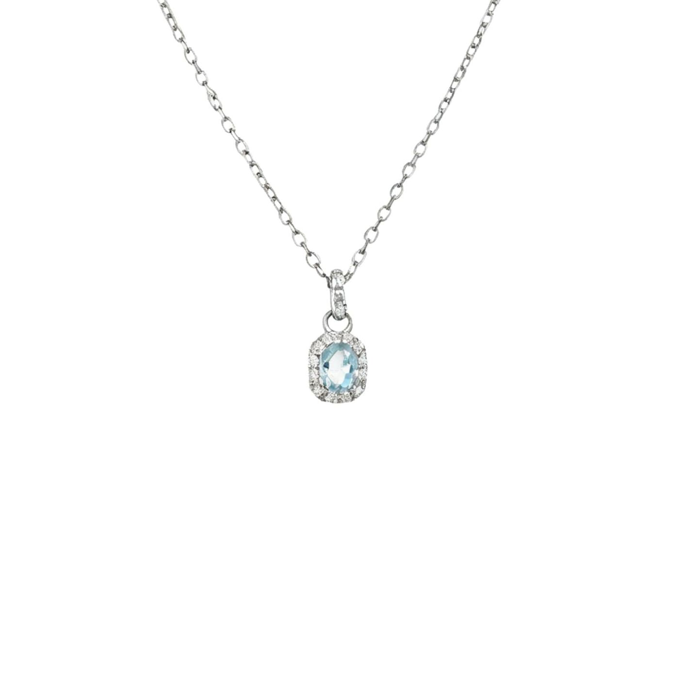 Collana Mini Kate Acquamarina