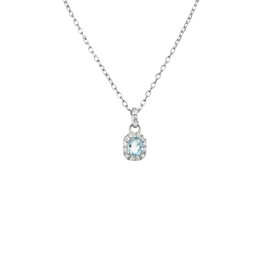 Collana Mini Kate Acquamarina