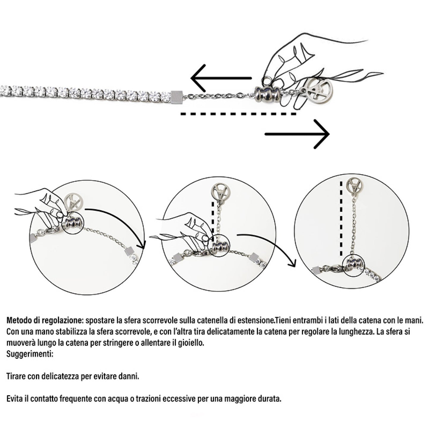 Gioielli acciaio inossidabile Liny Jewels Milano
