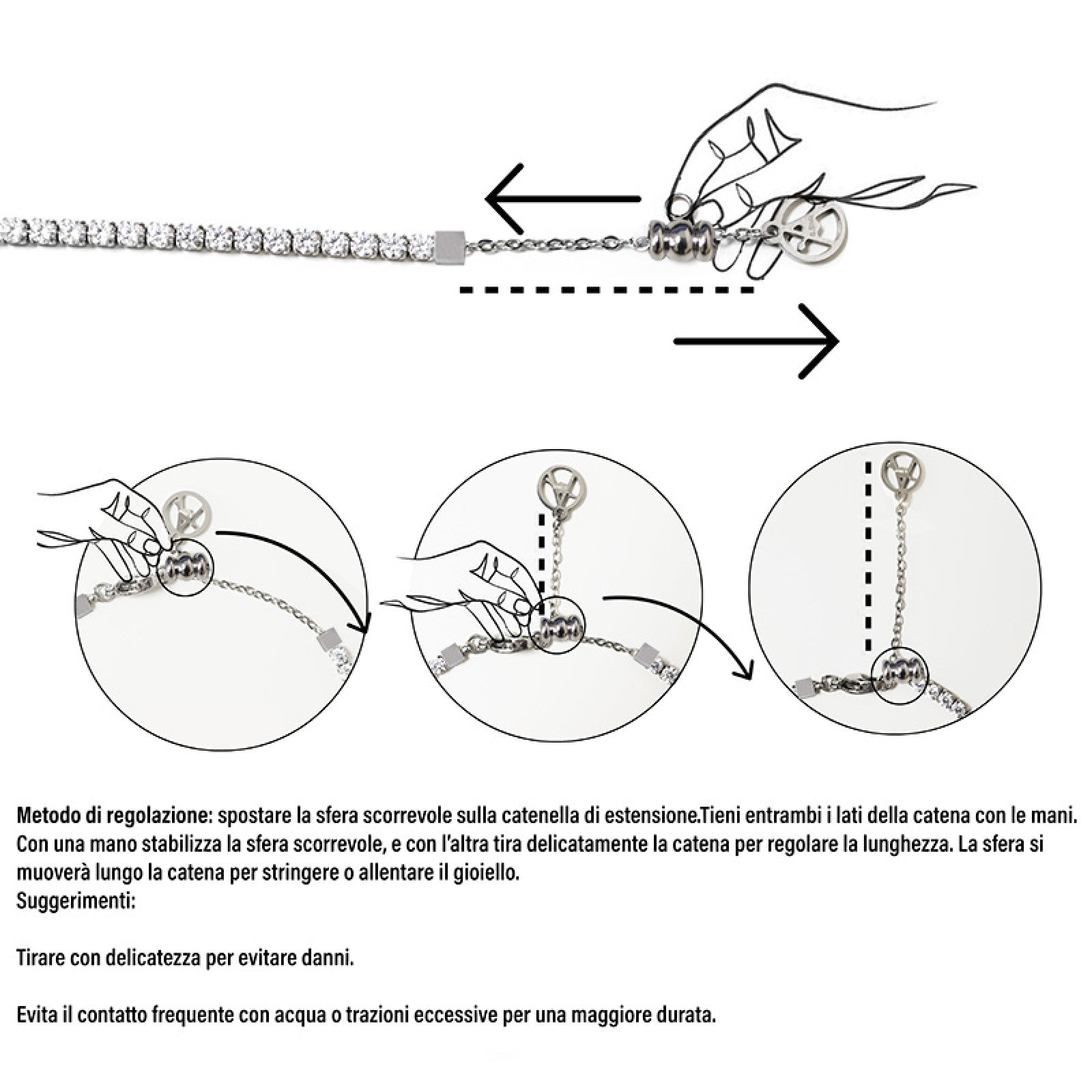 Gioielli acciaio inossidabile Liny Jewels Milano