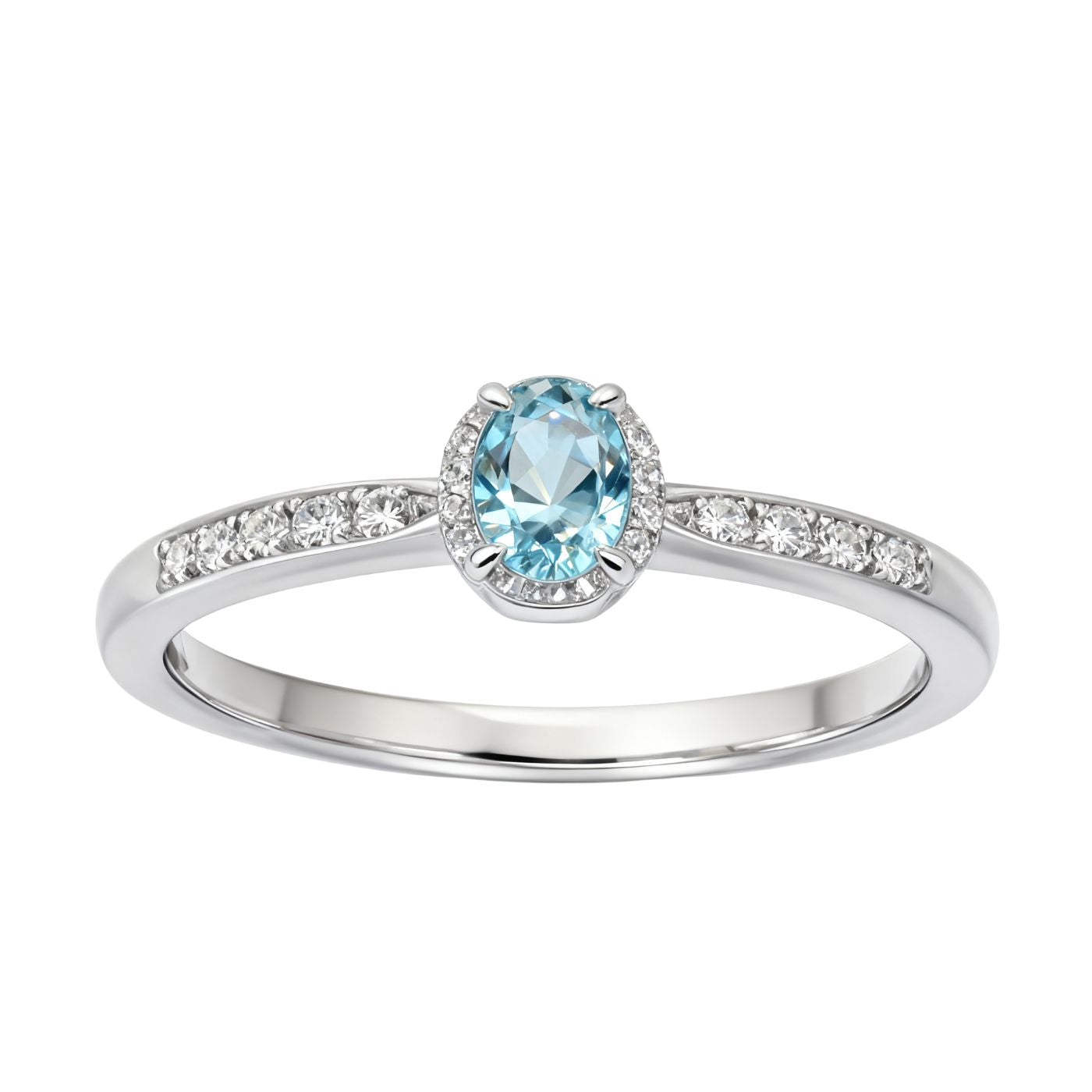 Anello Mini Kate Acquamarina