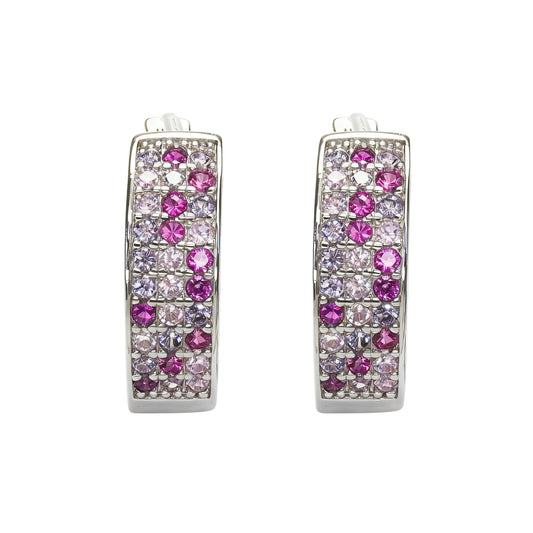 Orecchini Hoop Pave'