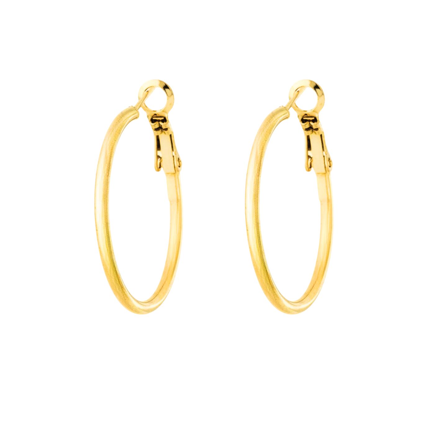 Orecchini Cerchio Liscio 30mm