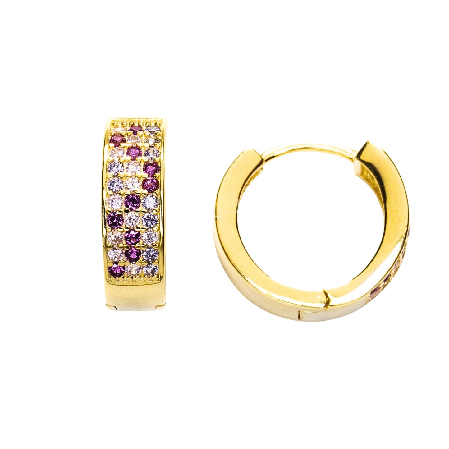 Orecchini Hoop Pave'