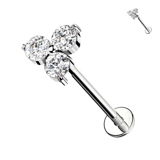 Piercing Labret - Trilogia Floreale