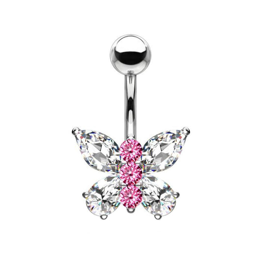 Piercing all‘ombelico - Monarca Rosa