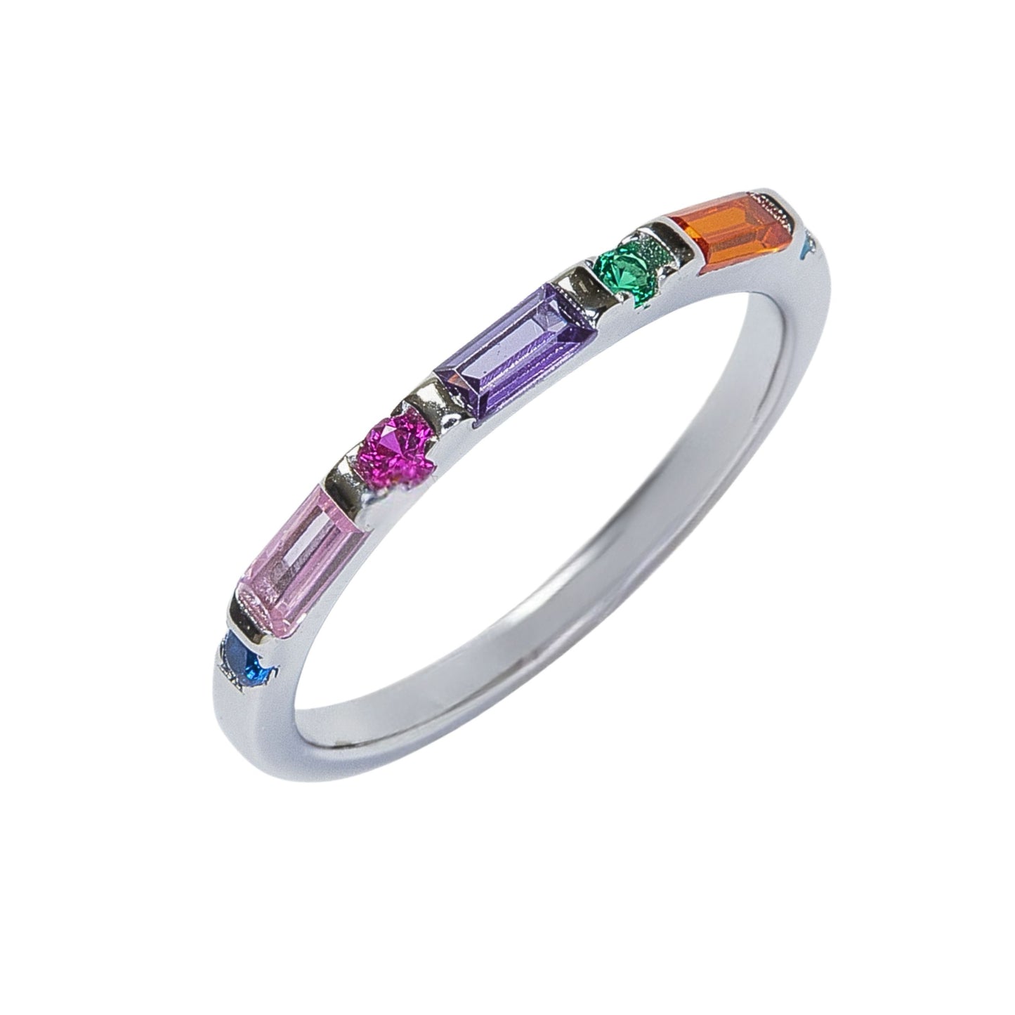 Anello Baguette Multicolor