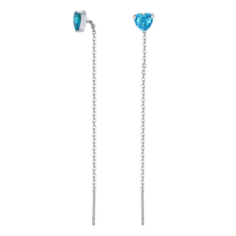 Orecchini saliscendi Cuore