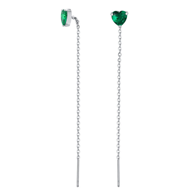 Orecchini saliscendi Cuore