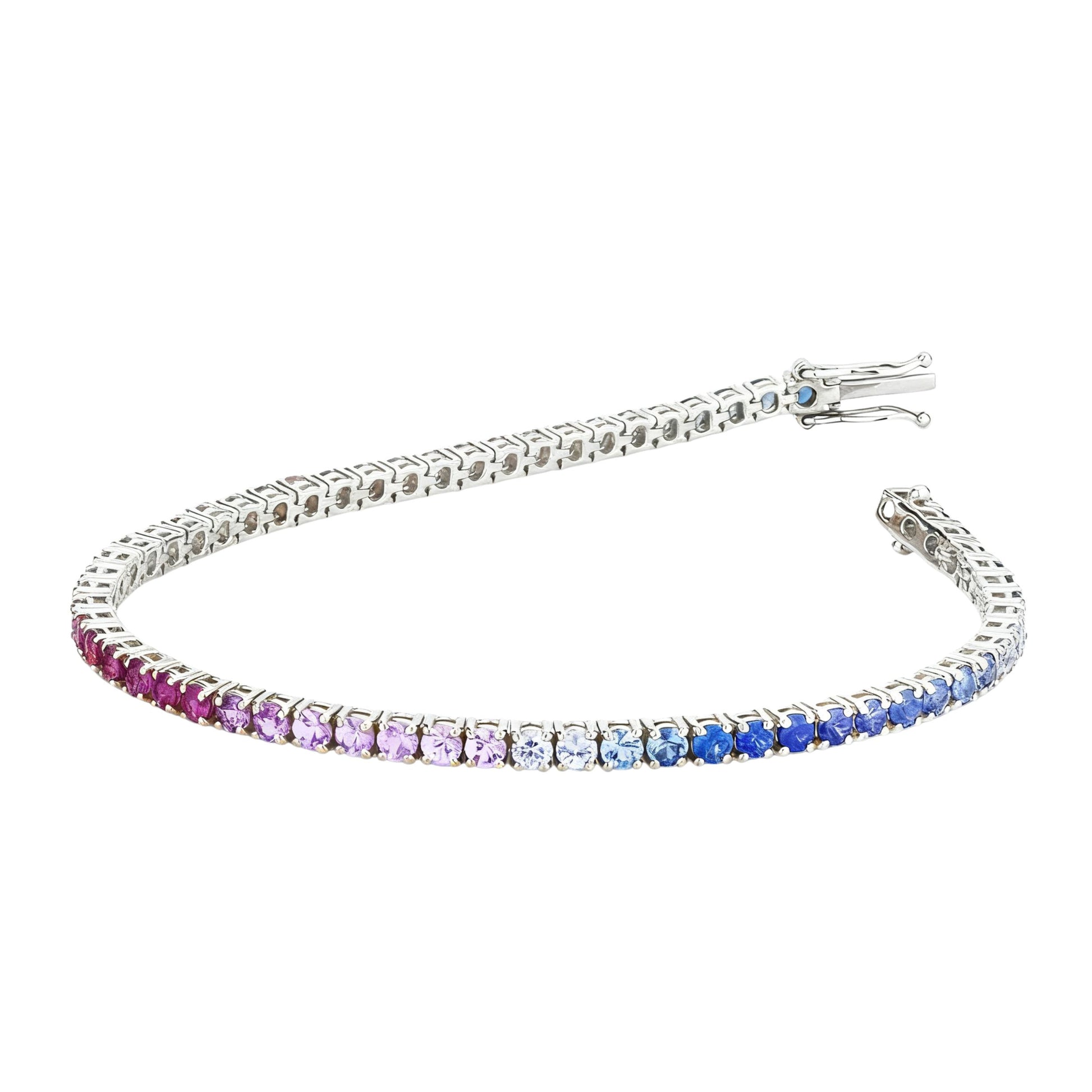 TennisZirconeArcobaleno 3mmGioielli argento Liny Jewels Milano 