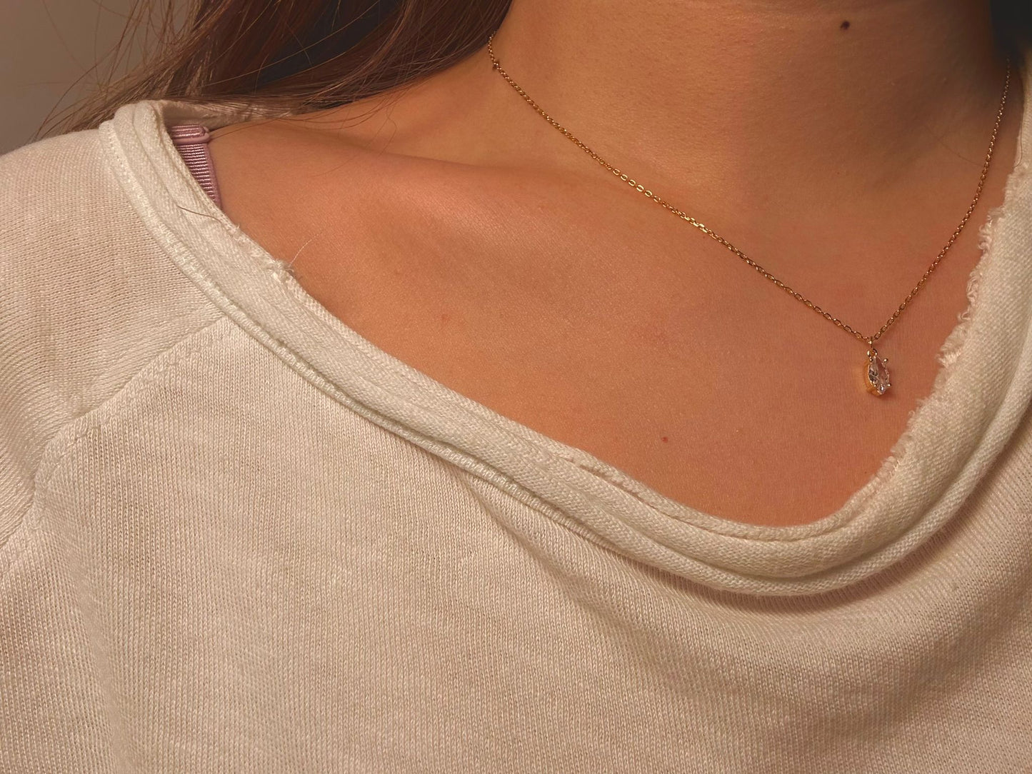 Collana Marquise 0.50Ct