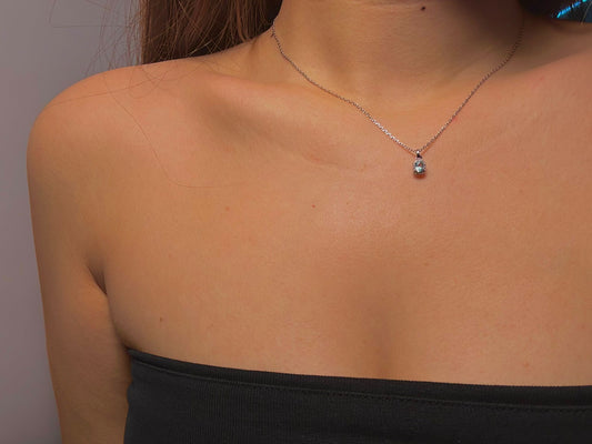 Collana Mini Kate Acquamarina