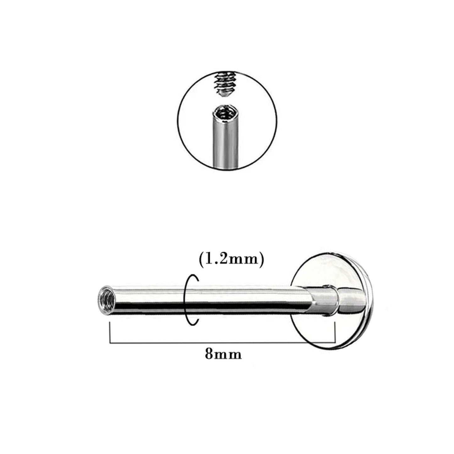 Piercing Labret - Love Luminoso
