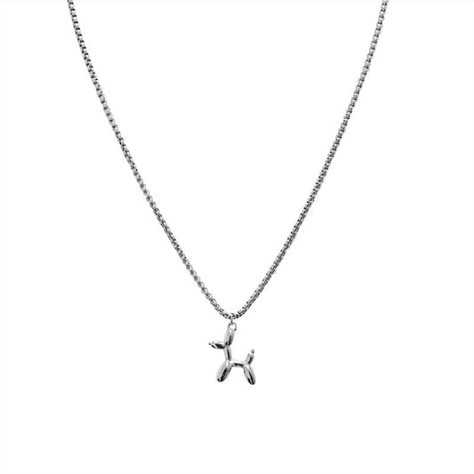 Mini Balloon Dog Necklace
