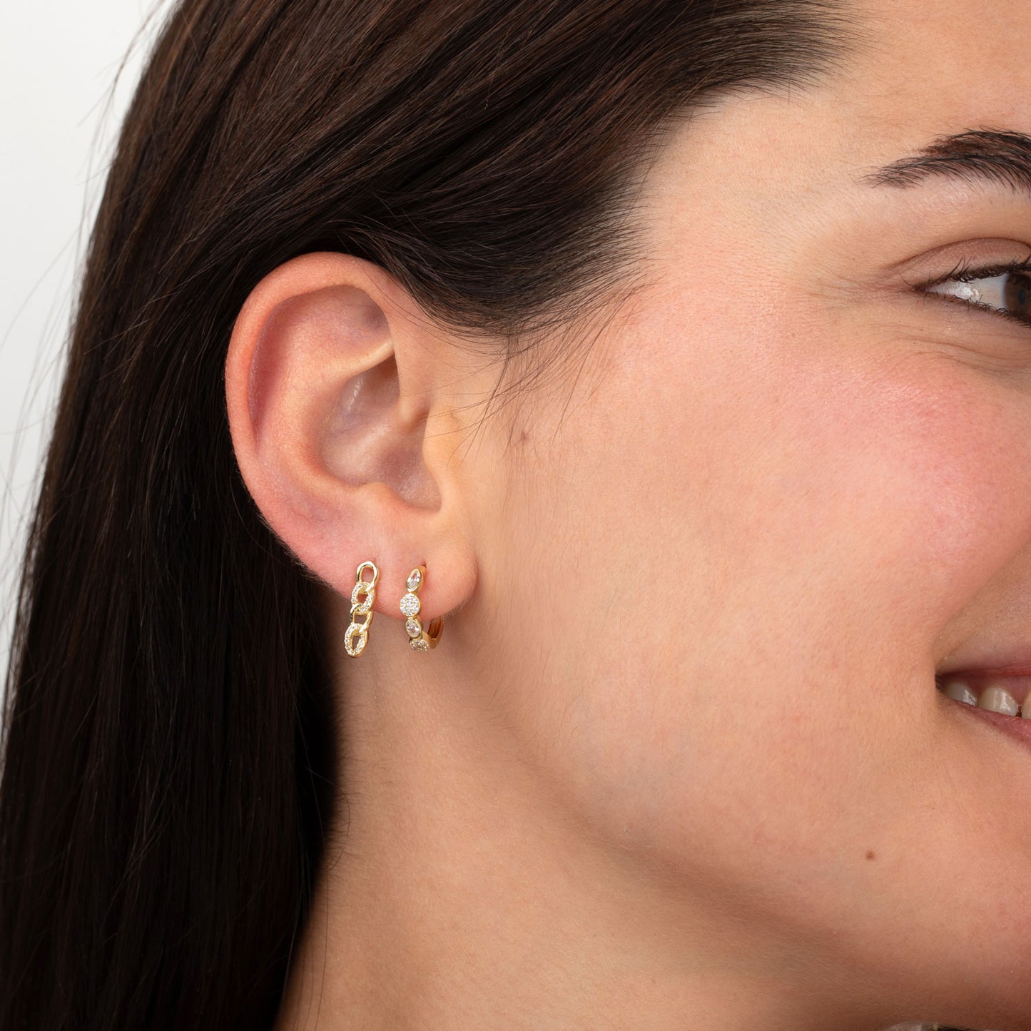 Orecchini Glamour Chain